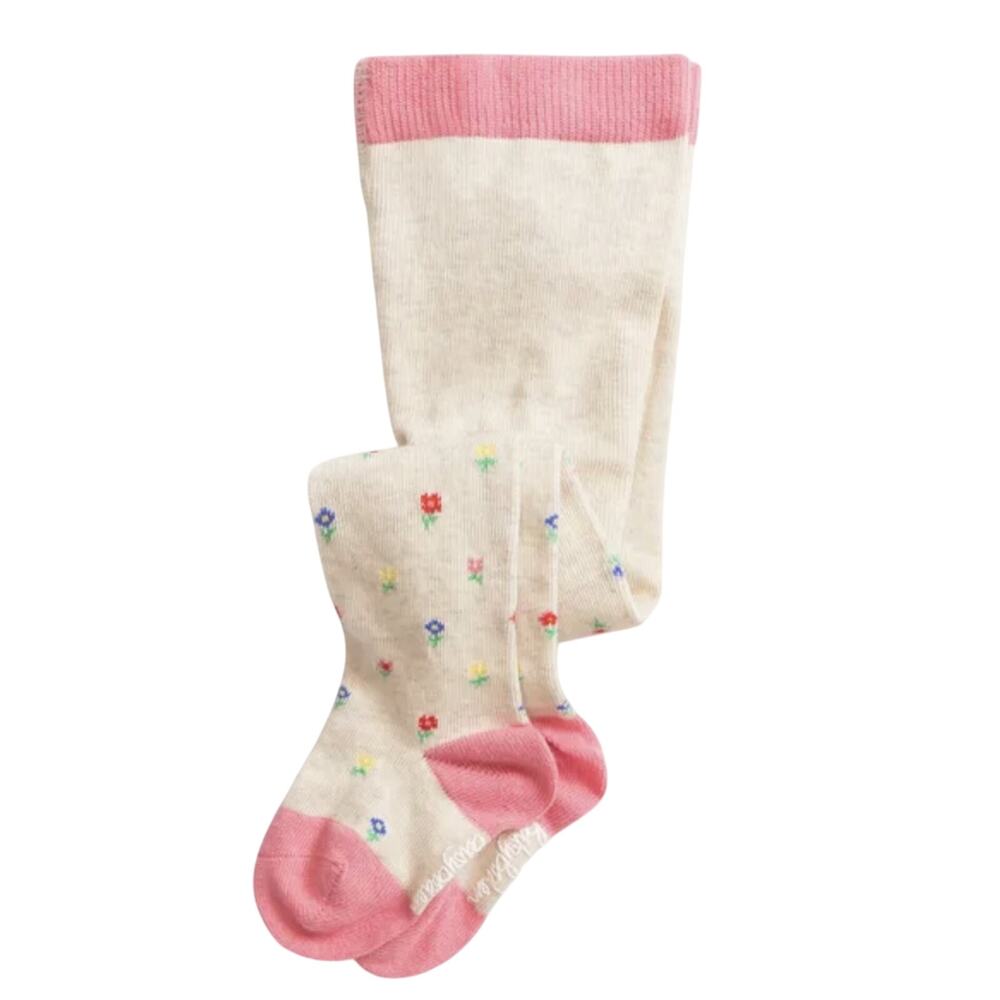 Baby Boden NWT Everyday Floral Tights. 0-3 Months